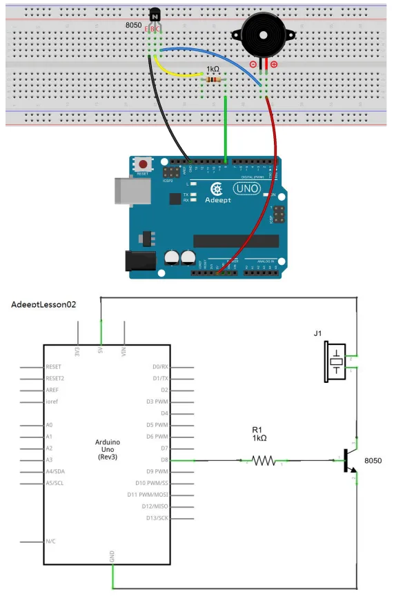 Diagrama de conexión