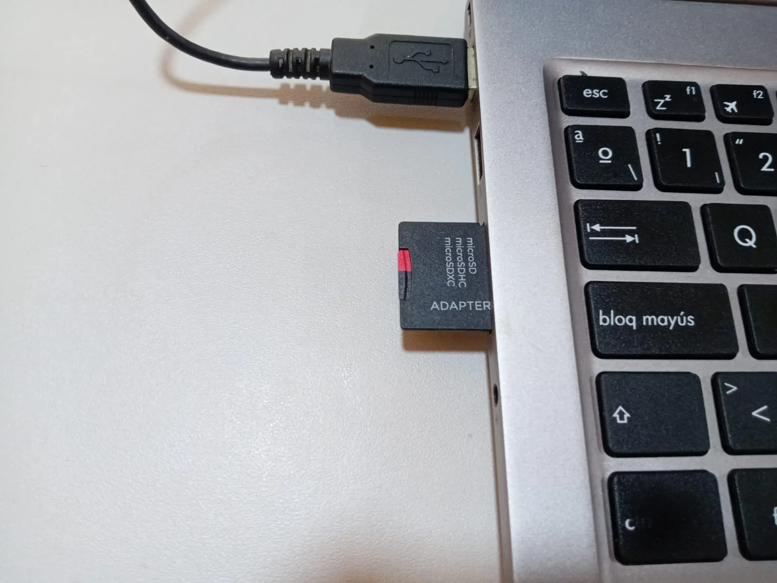 Verificación en la lista de discos