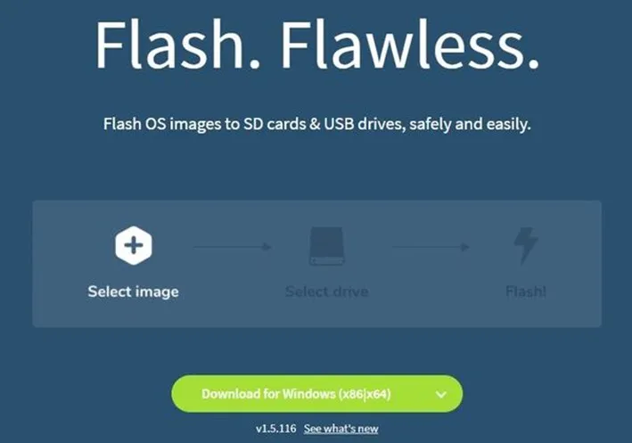 Descargando e instalando Etcher